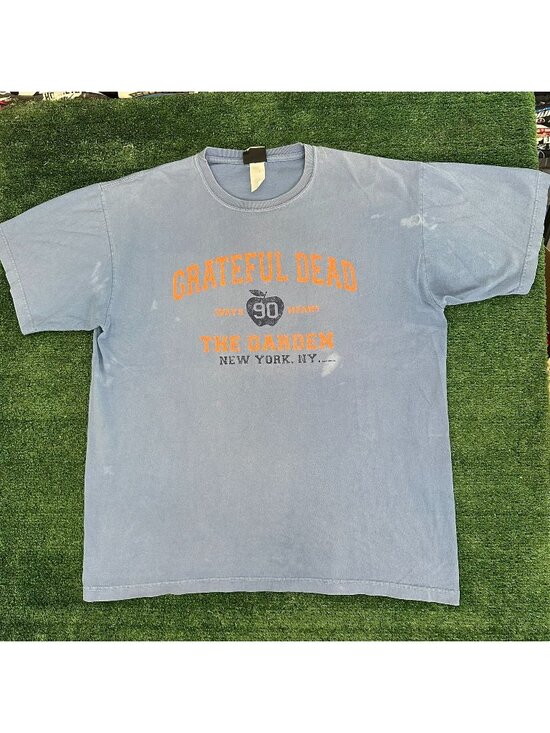 Liquid Blue Other - Vintage Y2K Grateful Dead The Garden NY T-Shirt Liquid Blue XL Sun Faded Hippie